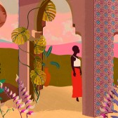 Tapeta Arte Décors&Panoramiques 97530 Marrakech Les Mystères de Madagascar - egzotyczna