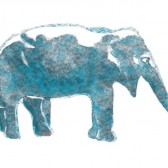 Tapeta Wall&Deco Aqua elephas BBAE1102 | CWC 2011