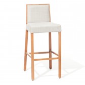 Paris tapicerowane krzesło barowe Ton