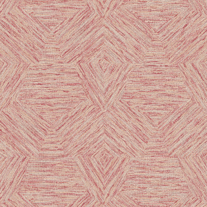 Tapeta Arte Antigua Pentagono 33046 Fuchsia - tkanina geometryczna