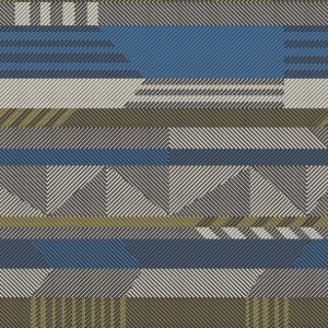 Tapeta Arte Manovo 22000 Blue Gold Etno - geometryczna cover