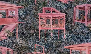 Tapeta Arte Décors&Panoramiques 97580 Watermelon Palafitas Amazonia