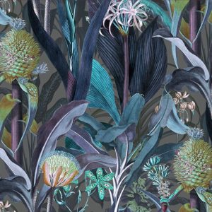 Tapeta Arte Décors&Panoramiques 97600 Peacock Blooming Pineapple cover