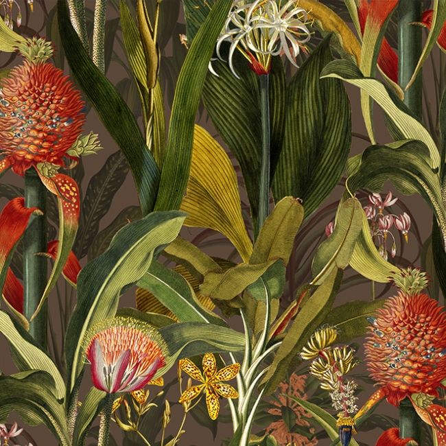 Tapeta Arte Décors&Panoramiques 97601 Cardinal Blooming Pineapple cover