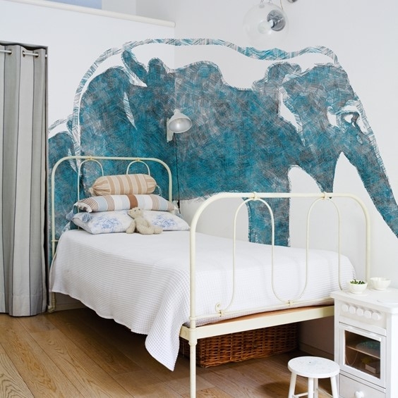 AQUA ELEPHAS TAPETA WALL&DECO