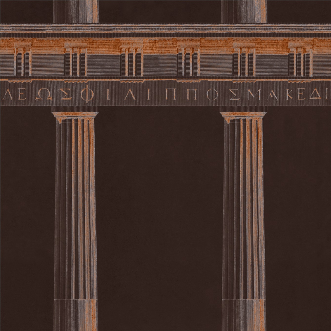 ATHENA COPPER TAPETA MIND THE GAP
