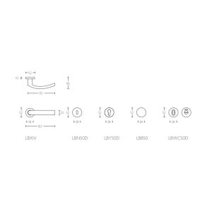 BASICS LB-XIV KLAMKA FORMANI