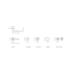 BASICS LB-XX KLAMKA FORMANI