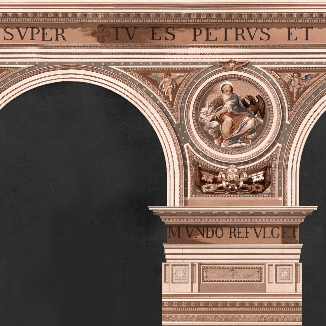 BASILIQUE COPPER TAPETA MIND THE GAP