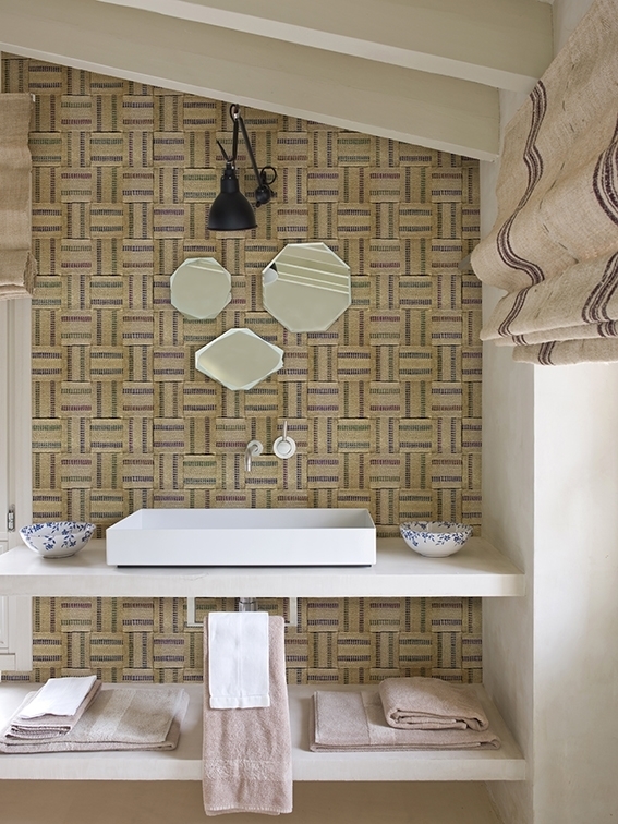 BURLAP TAPETA