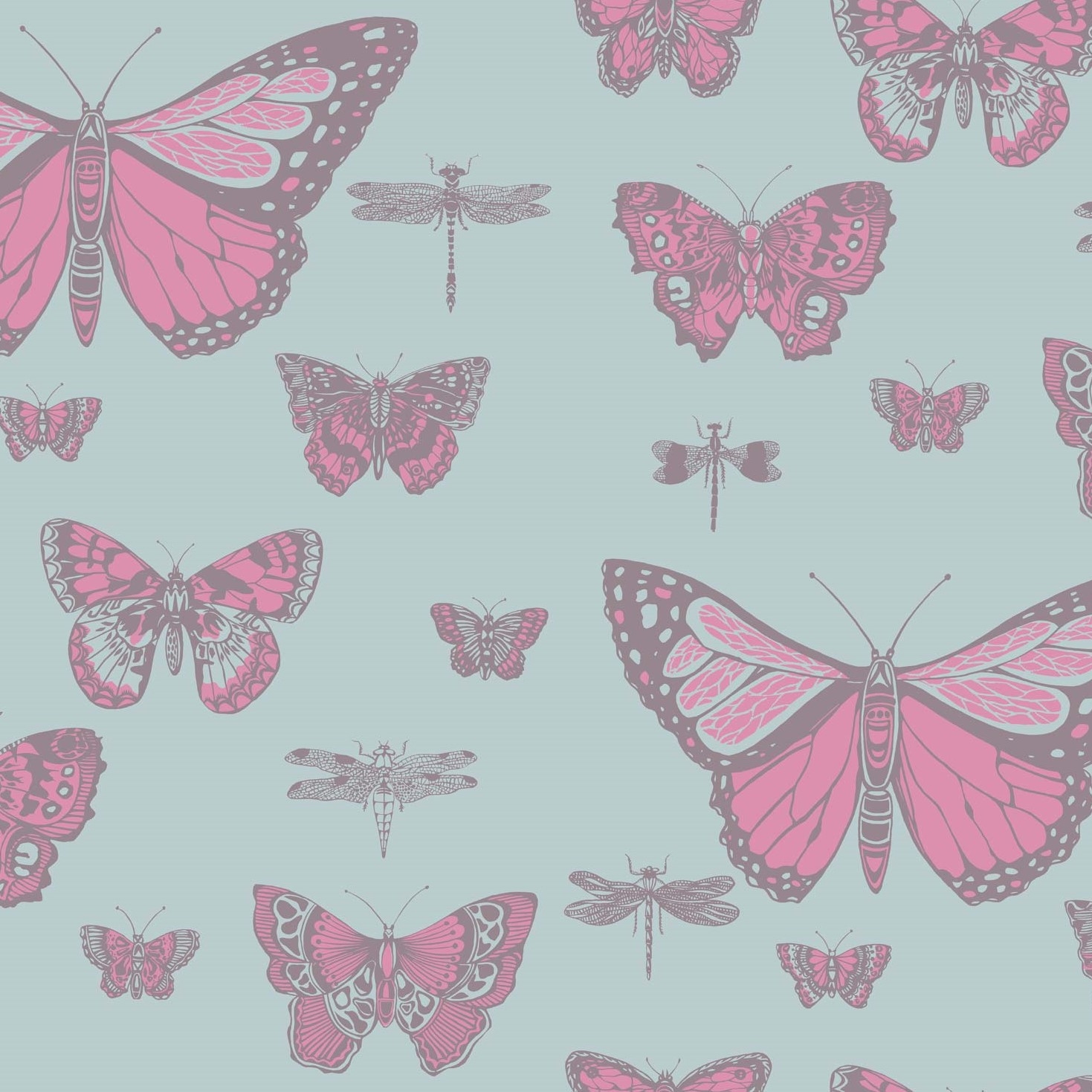 BUTTERFLIES & DRAGONFLIES 103/15062 TAPETA COLE&SON