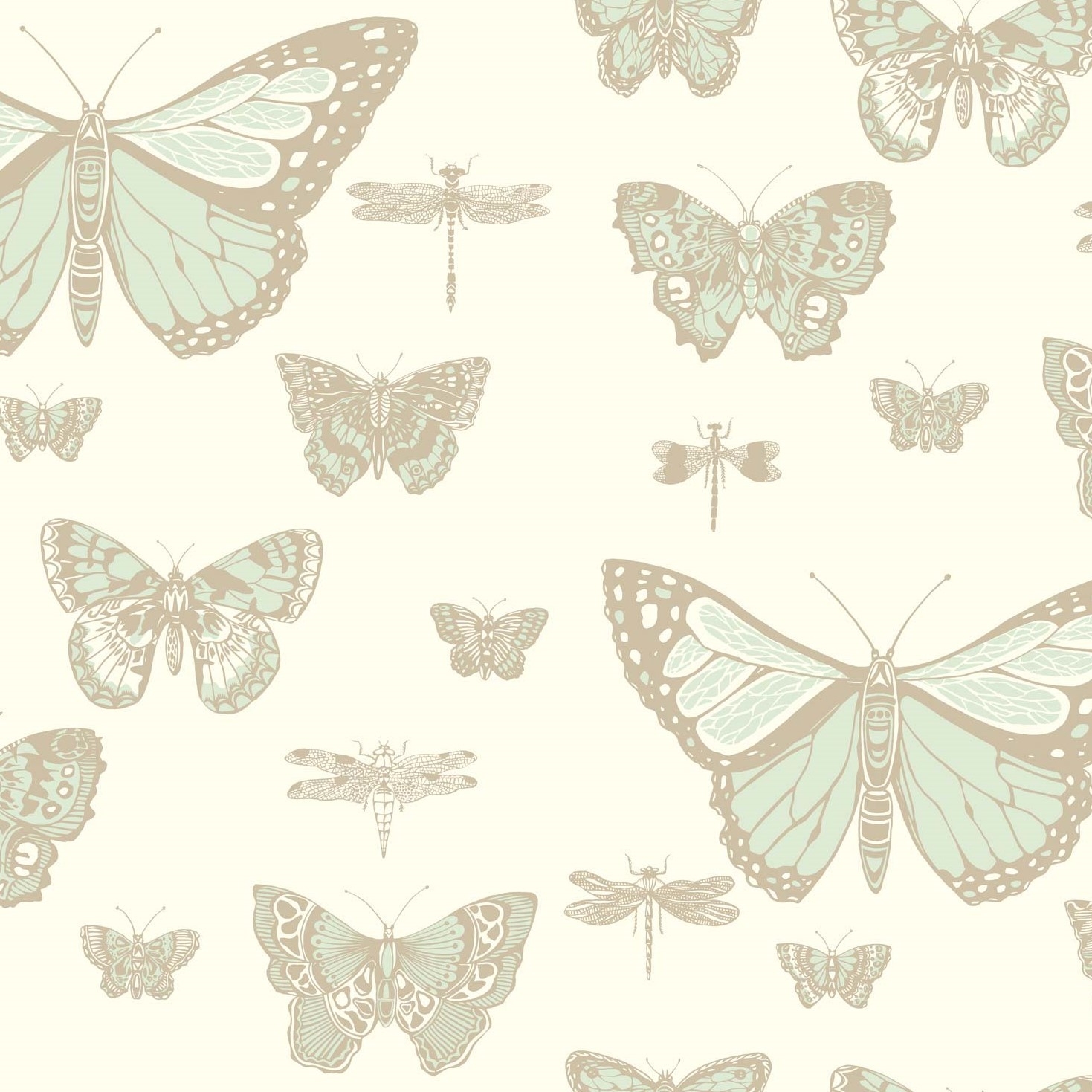 BUTTERFLIES & DRAGONFLIES 103/15065 TAPETA COLE&SON