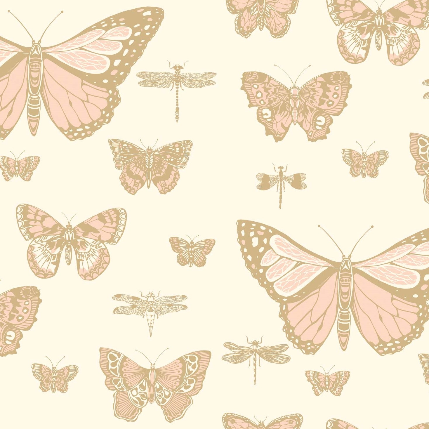 BUTTERFLIES & DRAGONFLIES 103/15066 TAPETA COLE&SON