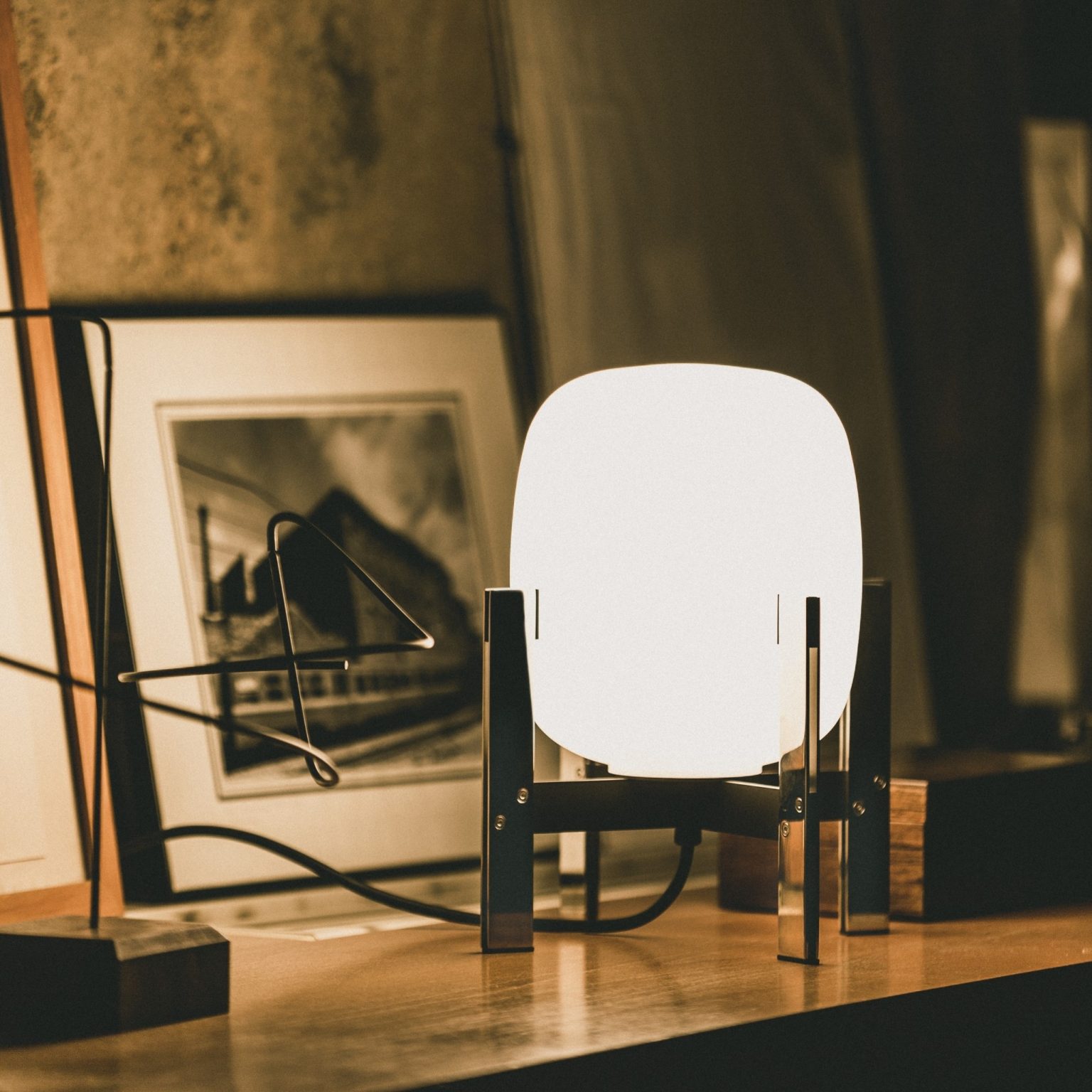 CESTITA METALICA LAMPA SANTA AND COLE