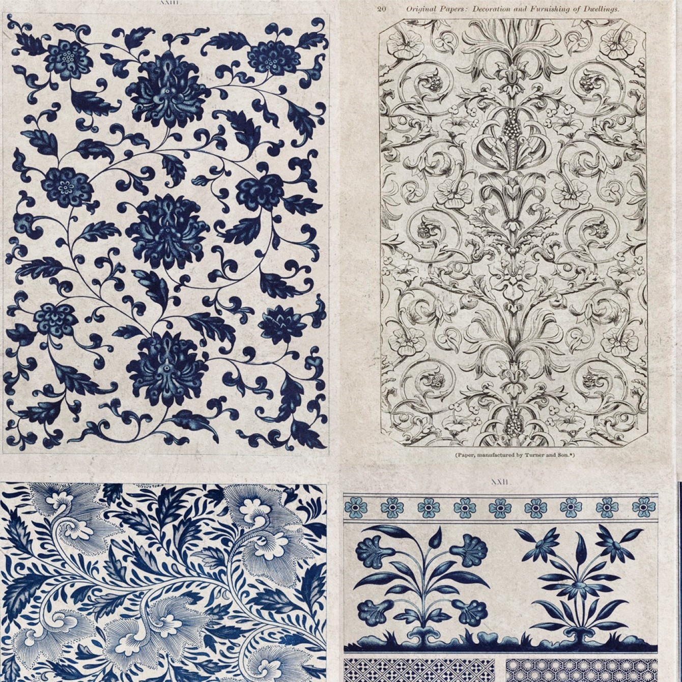 CHINESE PATTERNS TAPETA MIND THE GAP