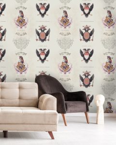 COAT OF ARMS TAPETA MIND THE GAP