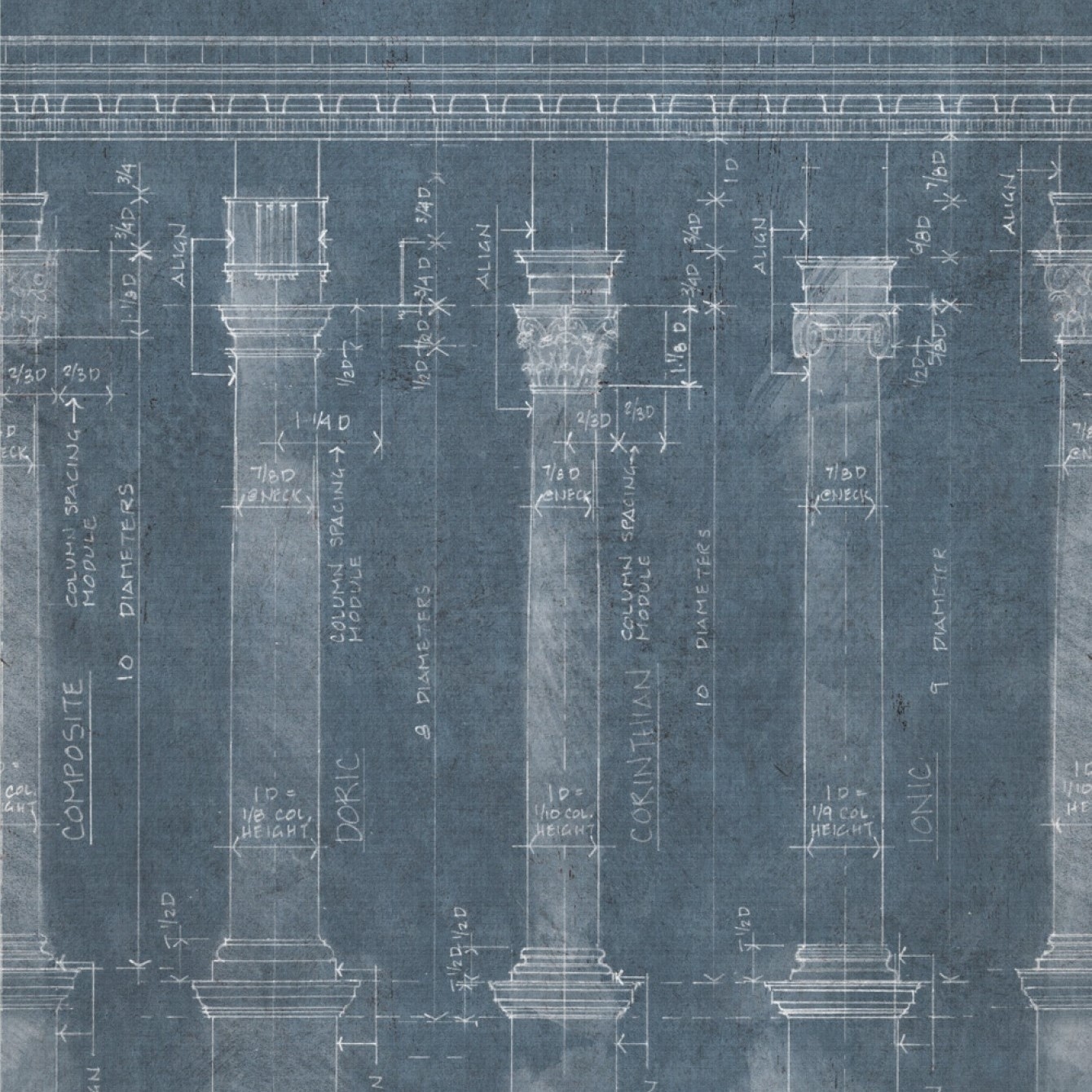 COLONNADE TAPETA MIND THE GAP