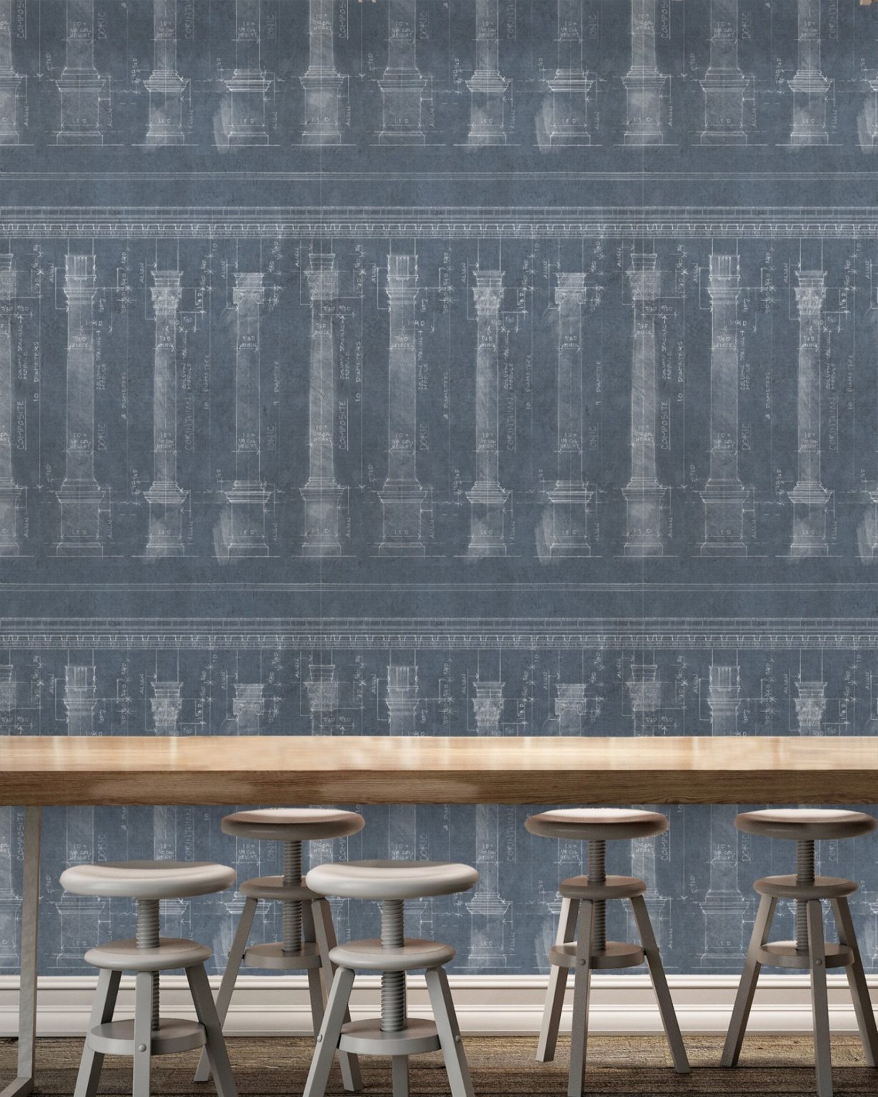 COLONNADE TAPETA MIND THE GAP