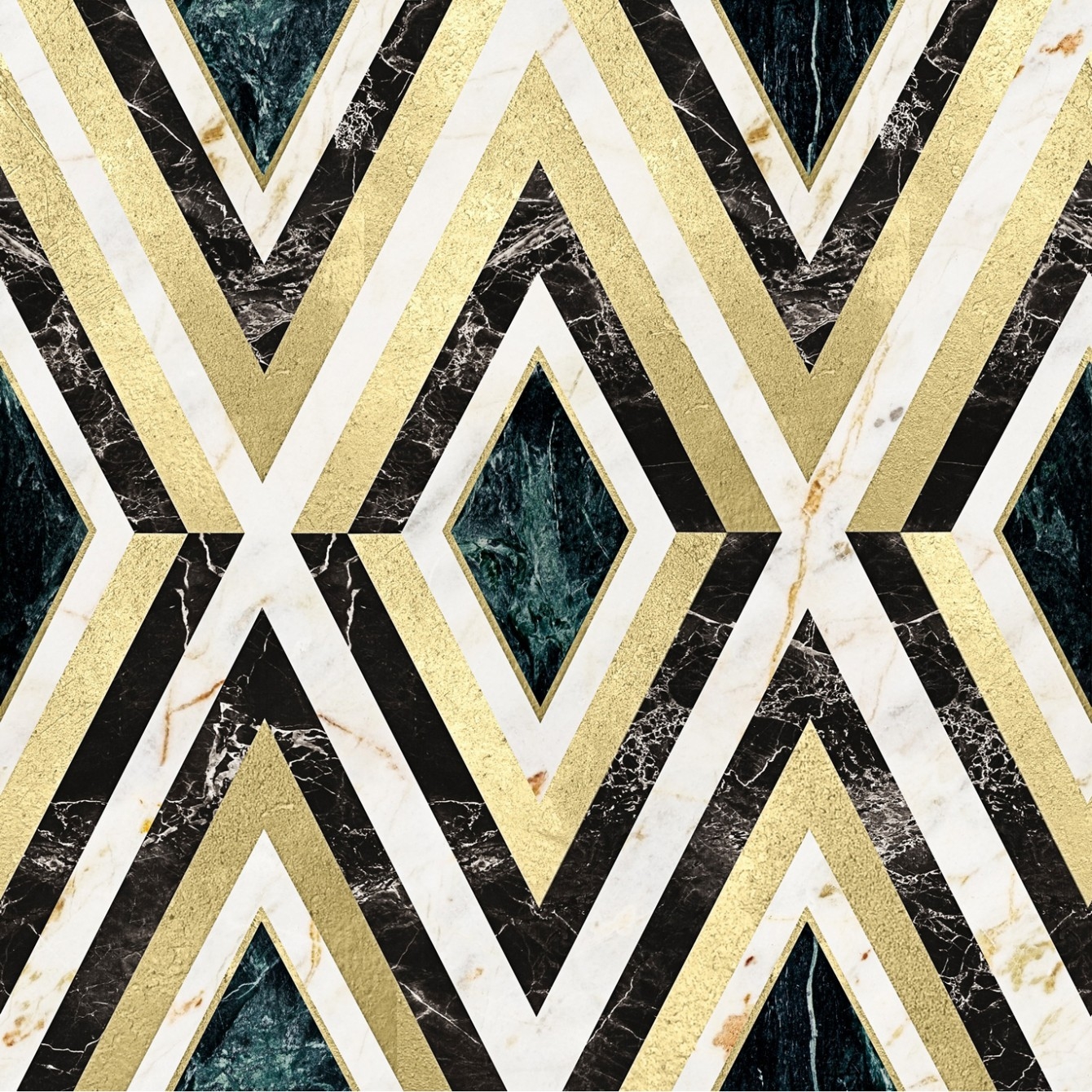 DIAMONDS TAPETA MIND THE GAP