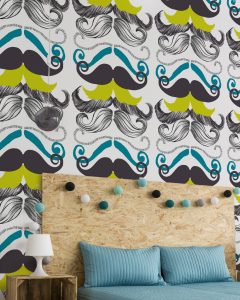 DIFFERENT MOUSTACHES TAPETA MIND THE GAP
