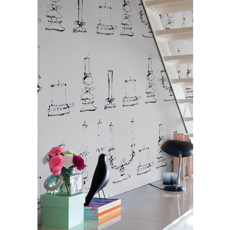 DRAWING CANDLES TAPETA WALL&DECO