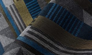 Tapeta Arte Manovo 22000 Blue Gold Etno - geometryczna
