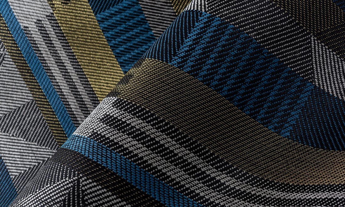 Tapeta Arte Manovo 22000 Blue Gold Etno - geometryczna