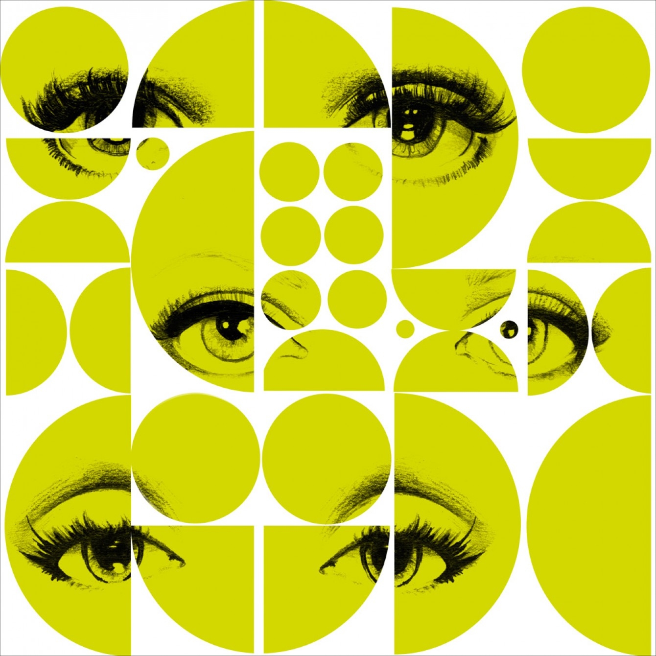 EYES AND CIRCLES TAPETA MIND THE GAP