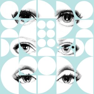 EYES AND CIRCLES TAPETA MIND THE GAP