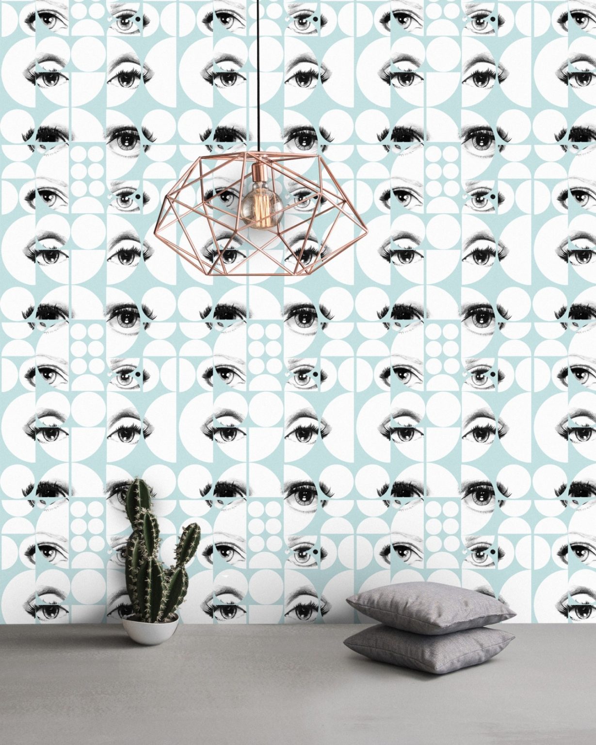EYES AND CIRCLES TAPETA MIND THE GAP
