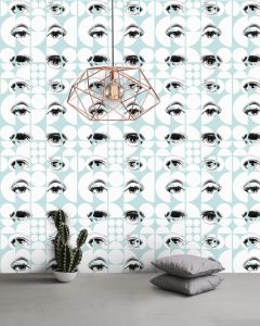 EYES AND CIRCLES TAPETA MIND THE GAP