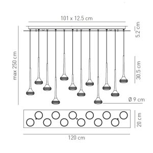 FAIRY 12R LAMPA WISZĄCA AXO LIGHT