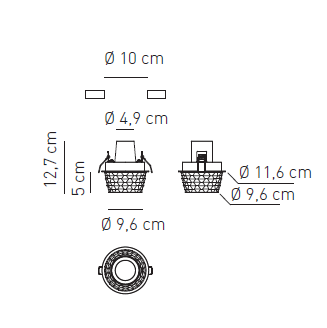 FEDORA LAMPA SUFITOWA AXO LIGHT