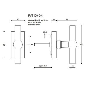 FERROVIA FVT100-DK UCHWYT FORMANI