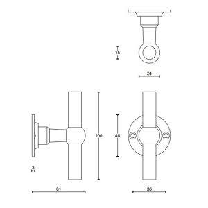 FERROVIA FVT100V/48 UCHWYT FORMANI