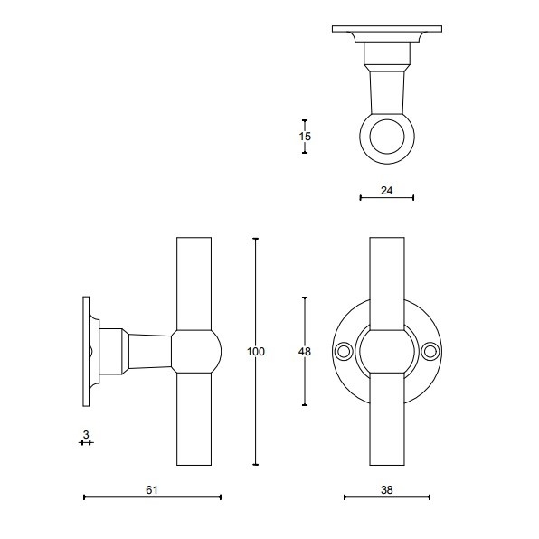 FERROVIA FVT100V/48 UCHWYT FORMANI
