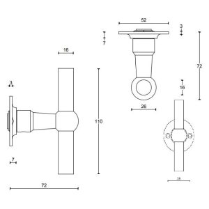 FERROVIA FVT110/52 KLAMKA FORMANI