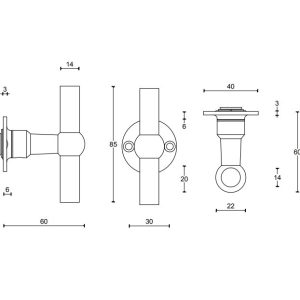FERROVIA FVT85/40 KLAMKA FORMANI