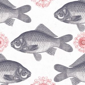 FISH TAPETA MIND THE GAP