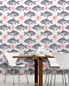 FISH TAPETA MIND THE GAP