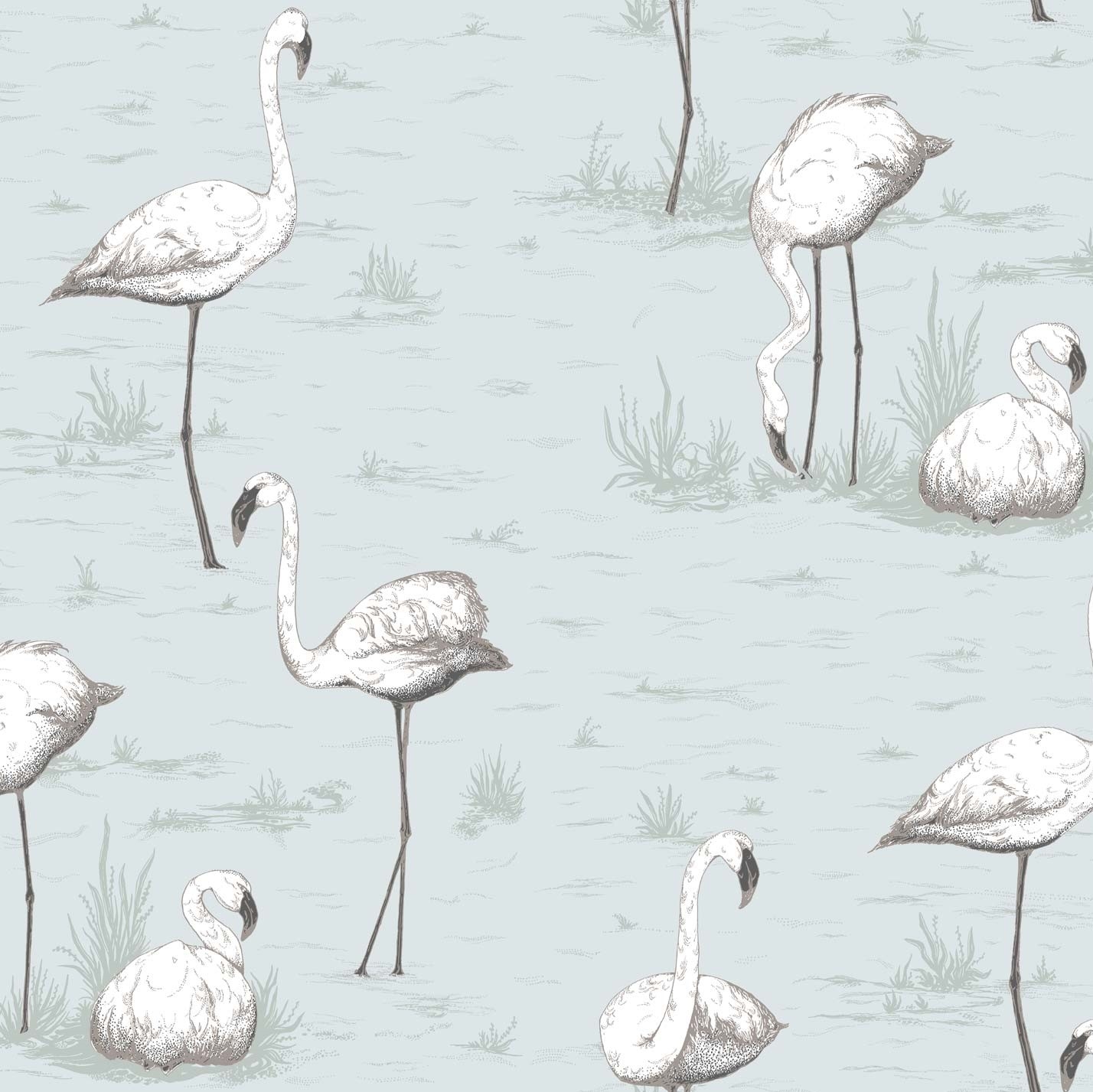 FLAMINGOS 95/8047 TAPETA COLE&SON