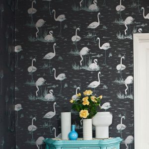 FLAMINGOS TAPETA COLE&SON