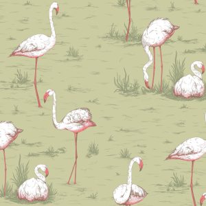 FLAMINGOS 112/11038 TAPETA COLE&SON