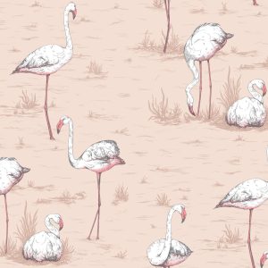 FLAMINGOS 112/11039 TAPETA COLE&SON