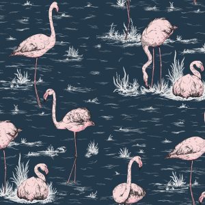 FLAMINGOS 112/11041 TAPETA COLE&SON