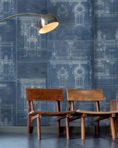 GARNIER BLUE TAPETA MIND THE GAP