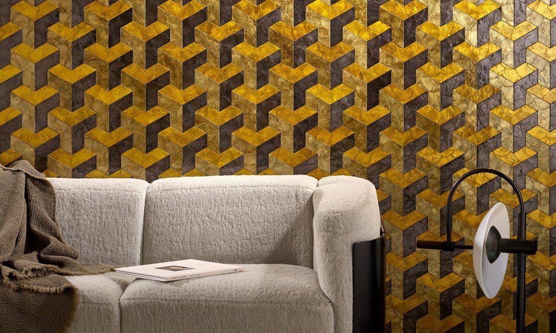 Okładzina ścienna Arte Samal 33721 Inca Gold Helix