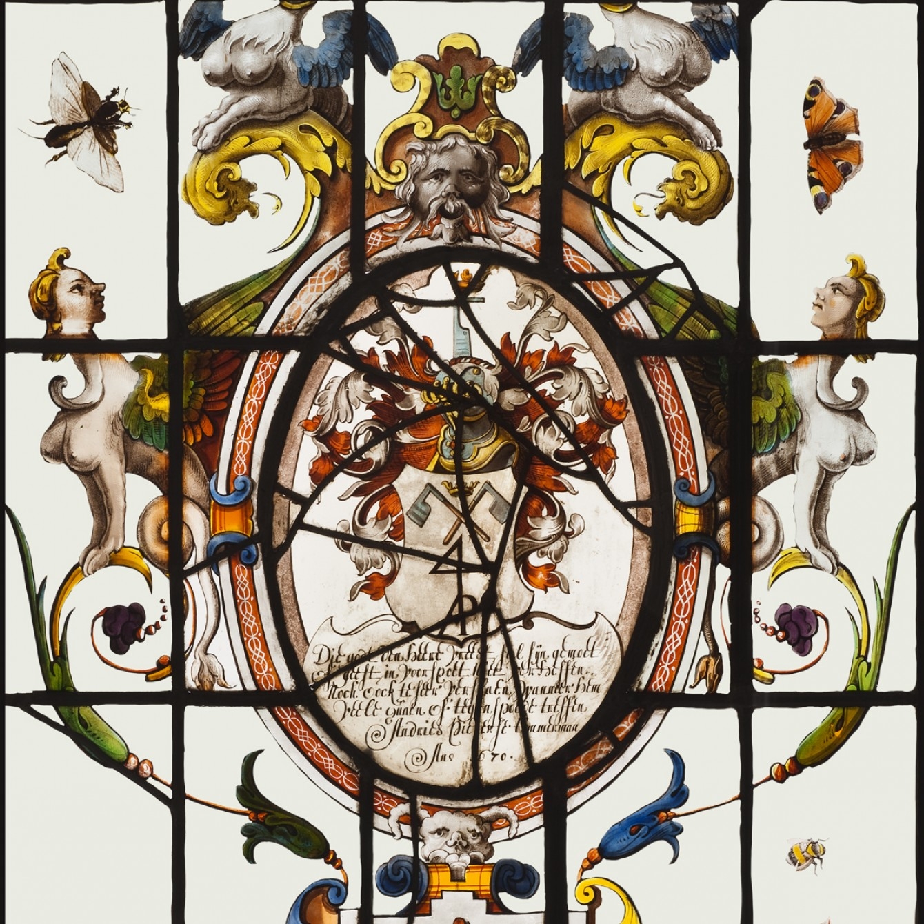 HERALDISCHE TAPETA MIND THE GAP