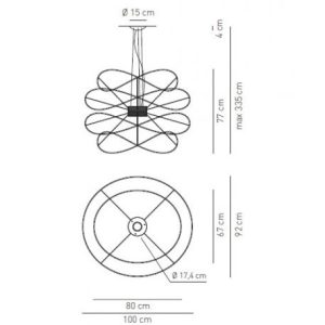 HOOPS 4 LAMPA WISZĄCA AXO LIGHT