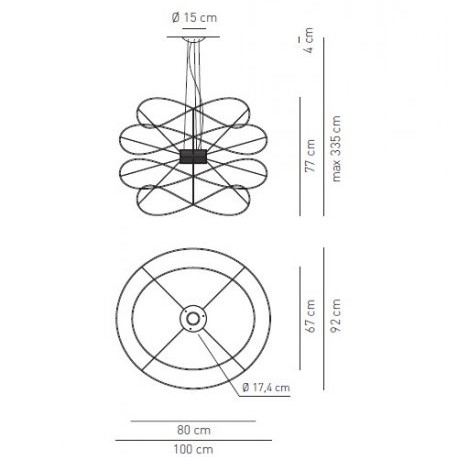 HOOPS 4 LAMPA WISZĄCA AXO LIGHT